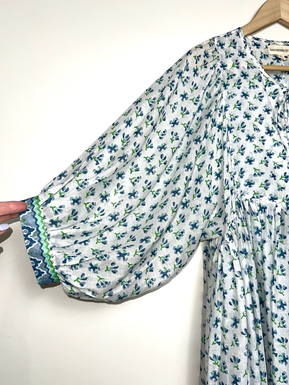 DAUGHTERS OF INDIA Kyra Maxi Dress in Azure - Picture 10 of 16